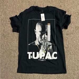 2Pac Black Graphic T shirt